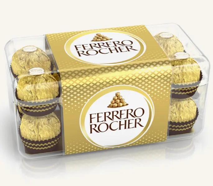 Opakowanie Ferrero Rocher ze składem i alergenami