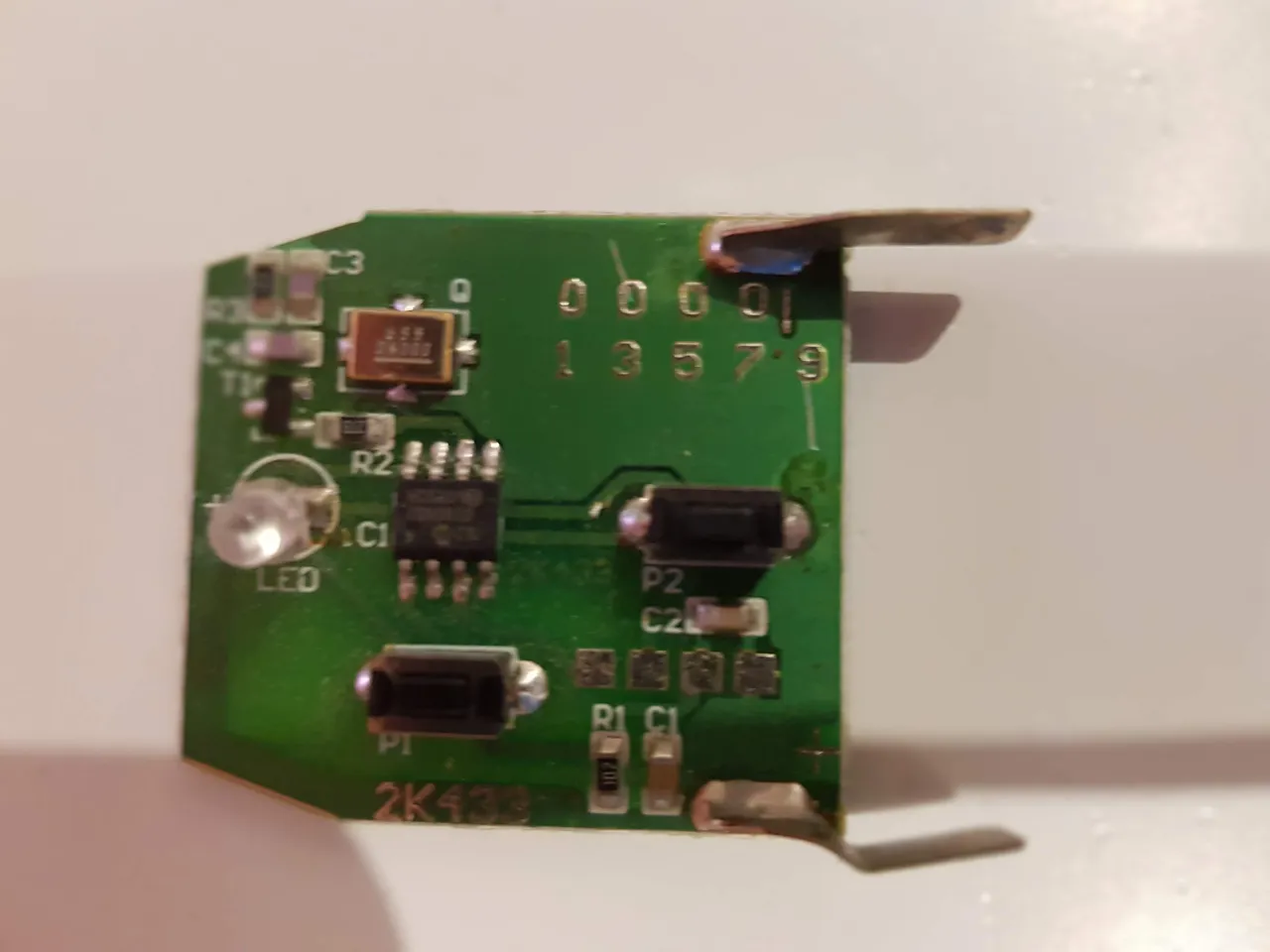 pilot do bramy nie działa po wymianie baterii