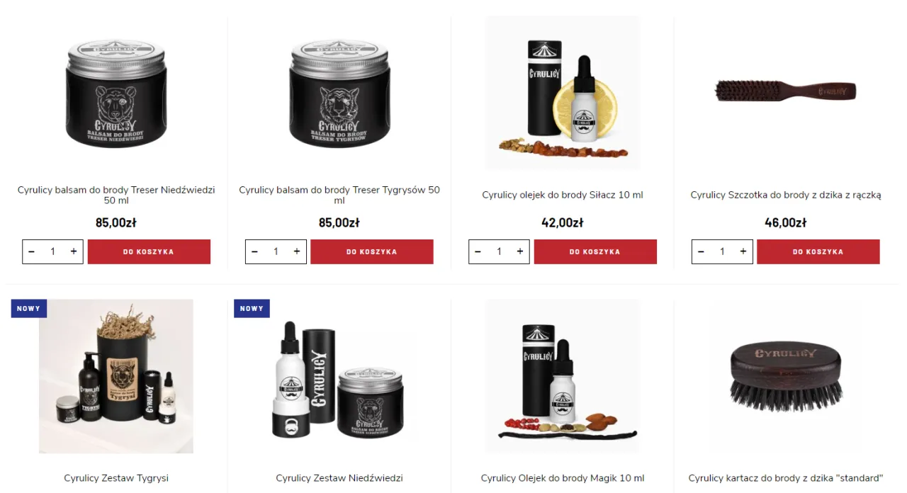 kosmetyki do krótkiej brody i zarostu