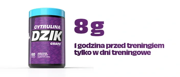 suplementacja cytrulina przed treningiem zegar