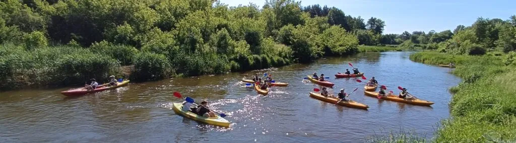 spływ kajakowy Liwiec Zawiszyn krajobraz