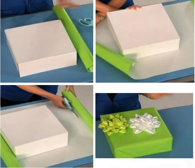 Jak prawidłowo zapakować płaski prezent krok po kroku