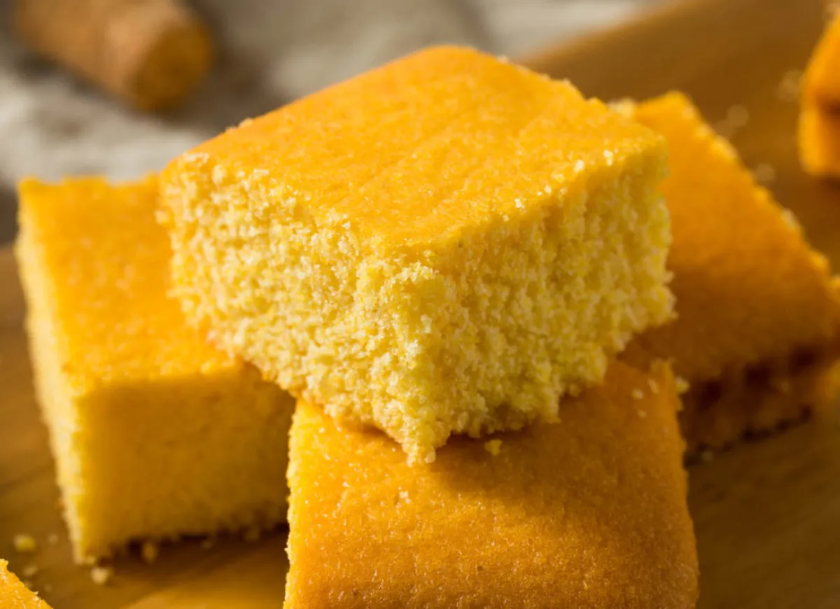 r&oacute;żne wypieki z mąki kukurydzianej słodkie