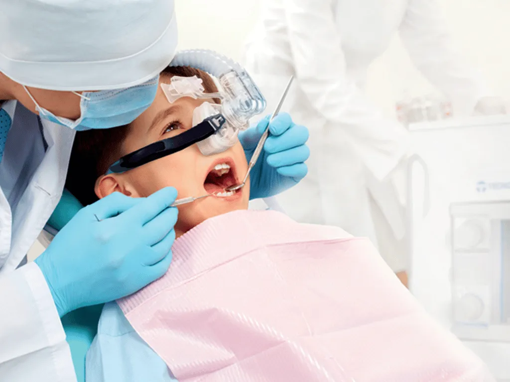 gaz rozweselający u dentysty, sedacja wziewna