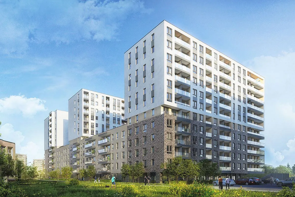 Duże osiedle mieszkaniowe sp&oacute;łdzielnia