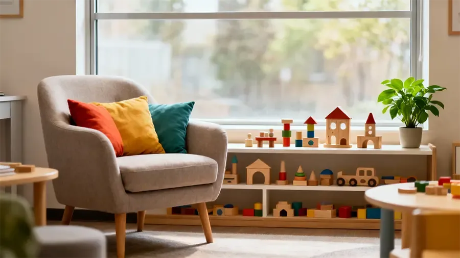 gabinet psychologa dziecięcego przyjazny dziecku