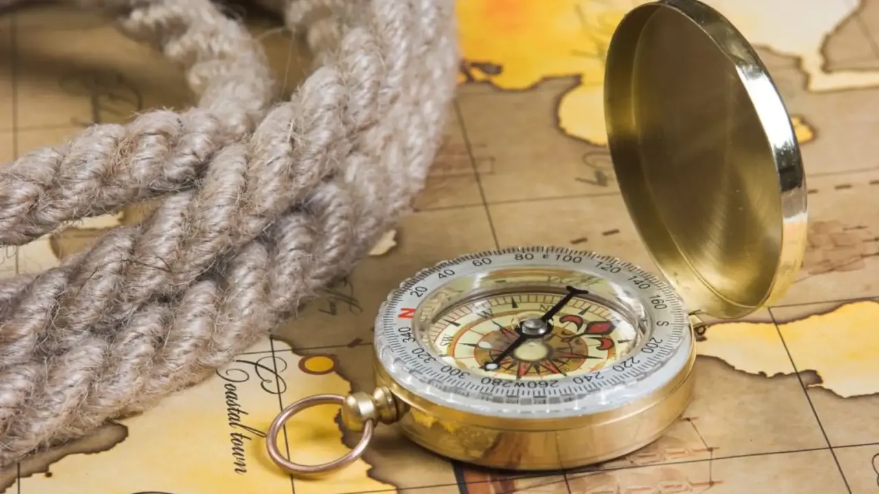 Kompas igła magnetyczna