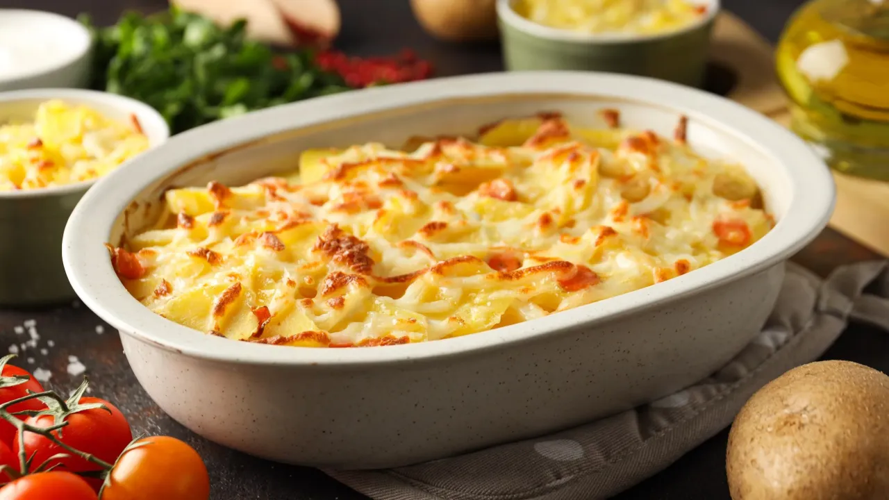 zapiekanka ziemniaczana zbyt wodnista