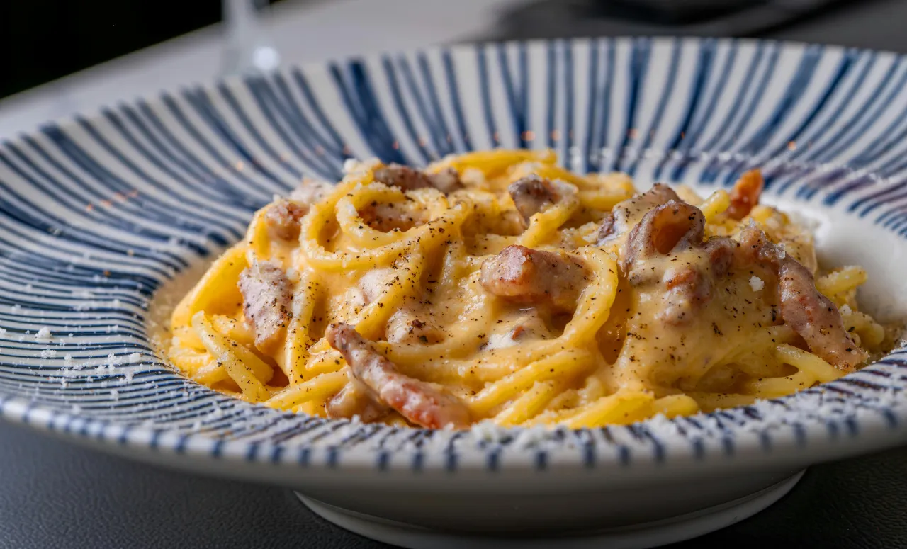 r&oacute;żne rodzaje makaronu do carbonary i ich kształty