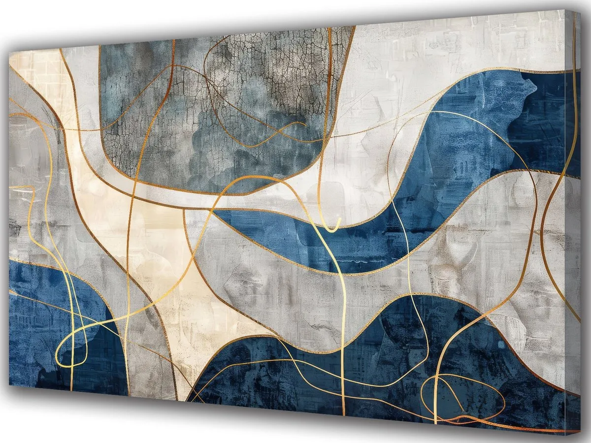 Nowoczesne obrazy abstrakcyjne do przedpokoju