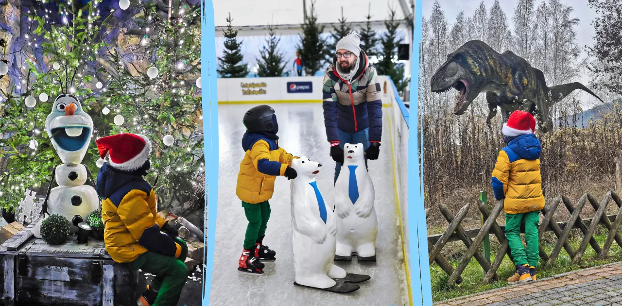 JuraPark Bałtów zimą atrakcje dla dzieci
