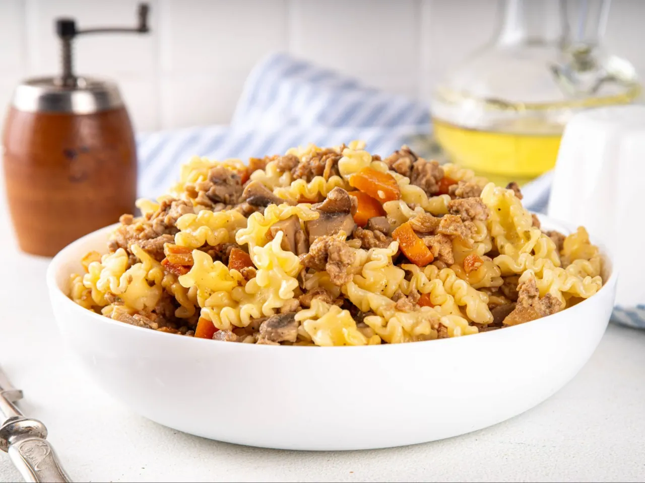 szybki obiad z kurczakiem makaronem