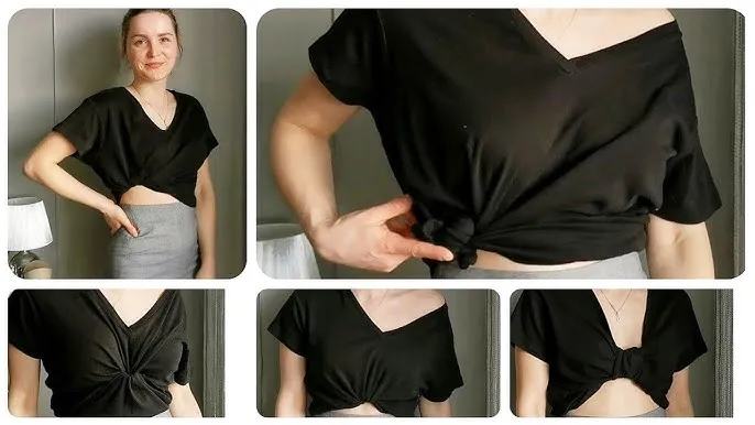 rodzaje bluzek do wiązania, koszula oversize, luźny t-shirt