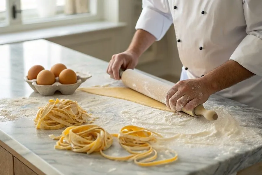 składniki do gotowania makaronu proporcje