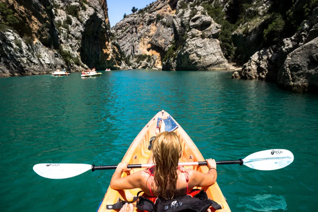 Wąw&oacute;z Verdon kajaki