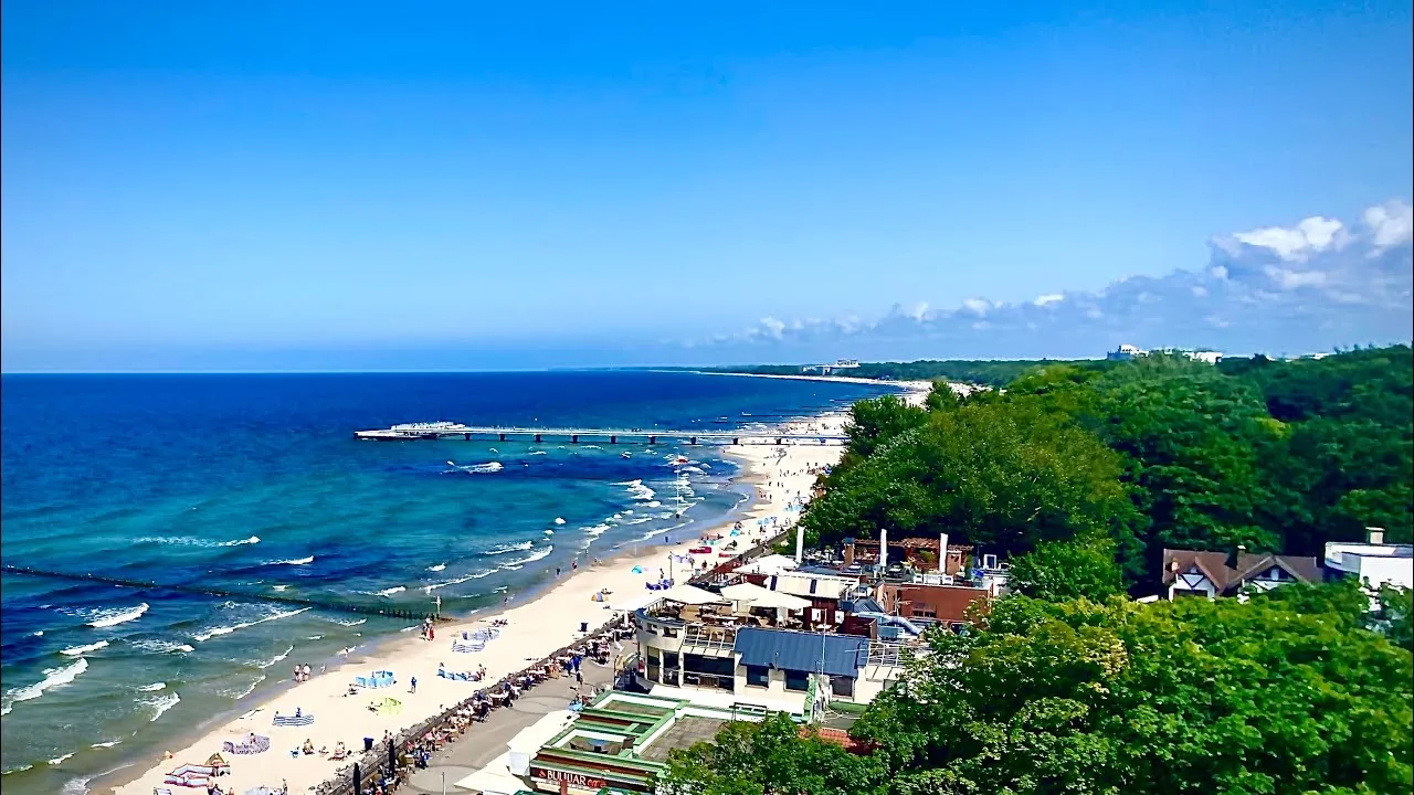 Kołobrzeg plaża lato