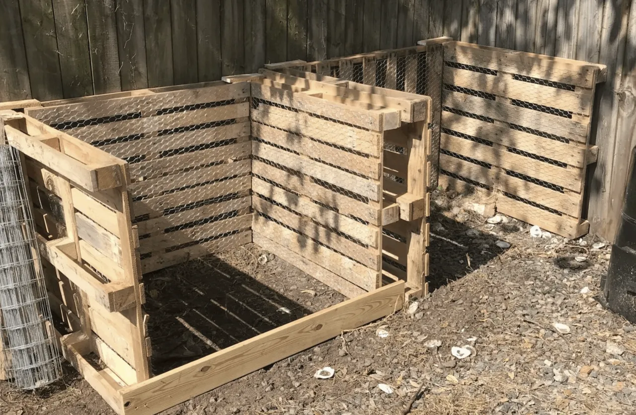Budowa kompostownika z palet