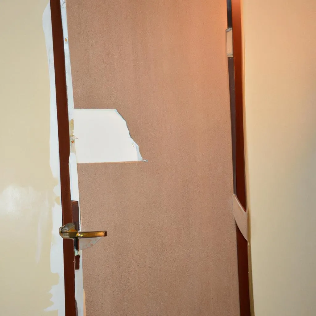 Zdjęcie Jak łatwo i tanio naprawić dziurę w drzwiach – skuteczne metody krok po kroku