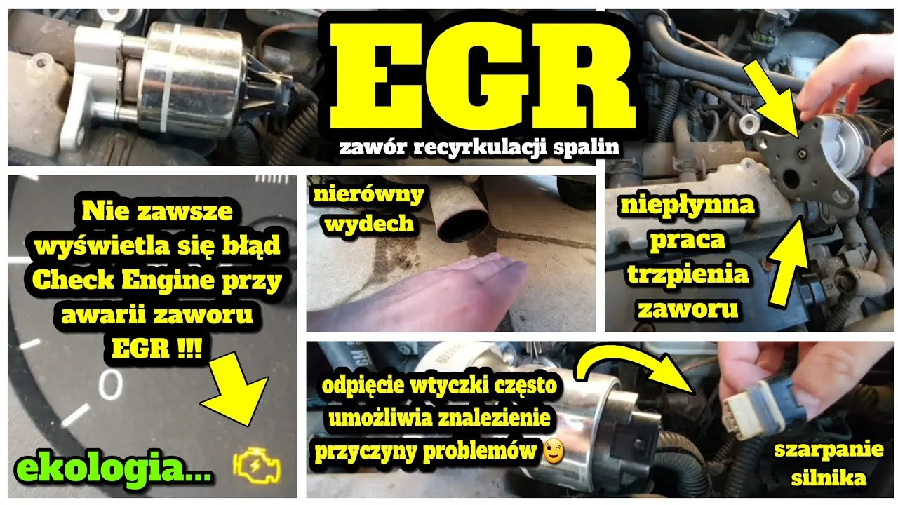 zapchany zawór EGR objawy