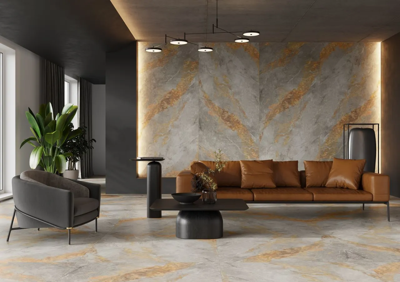 Dodatki do szaro-brązowego salonu