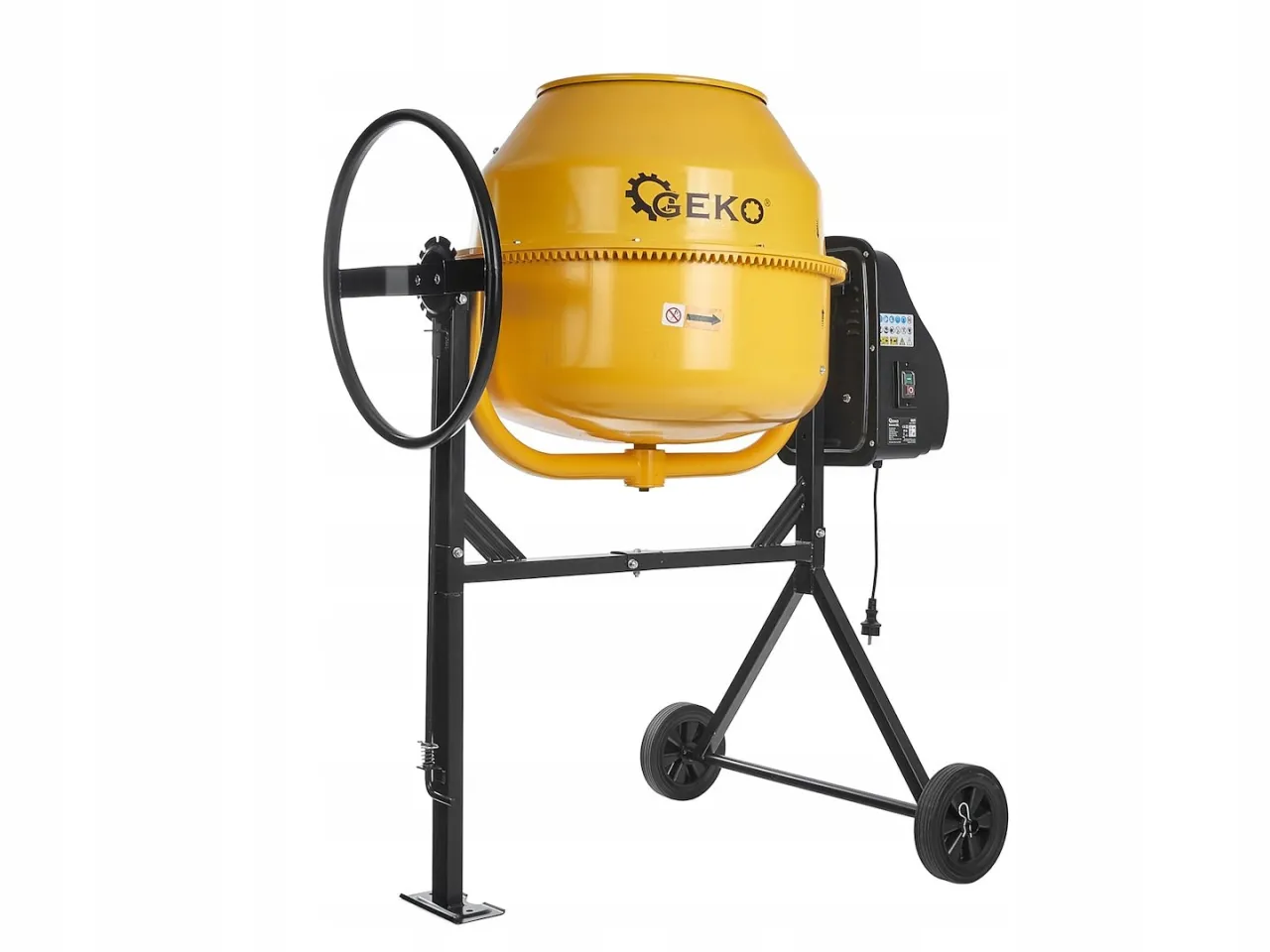 betoniarka budowlana i taczka pomiar pojemności