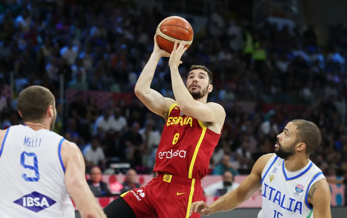 jugadores baloncesto España Italia último partido