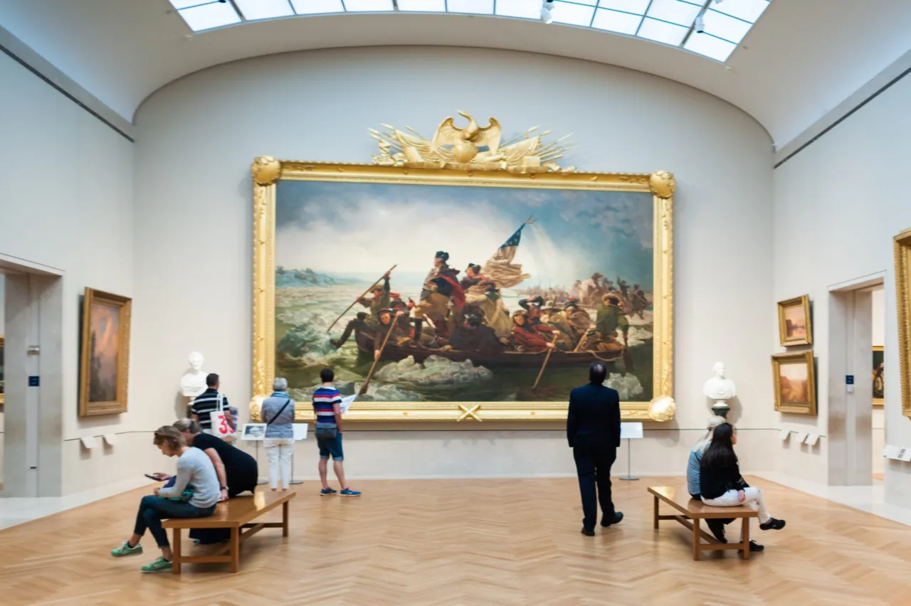 Ludzie podziwiający