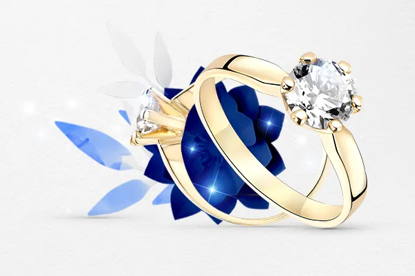 Złote Gody symbolika obrączki