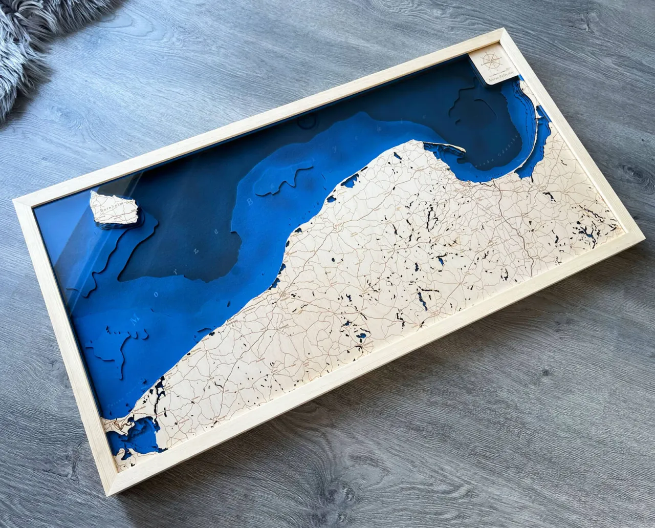 mapa batymetryczna Bałtyku polskie wybrzeże