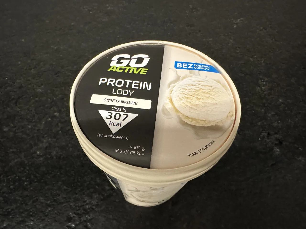 Lody proteinowe w supermarkecie