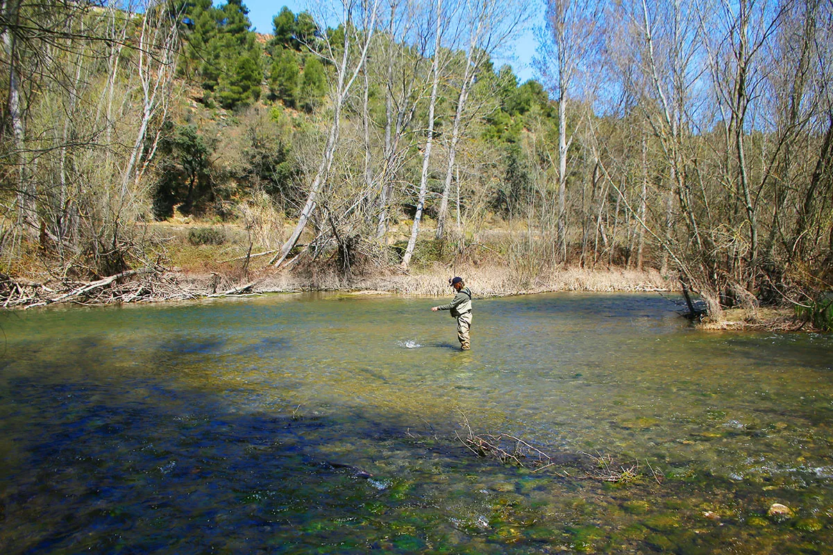 rzeka pstrągowa różne typy łowisk