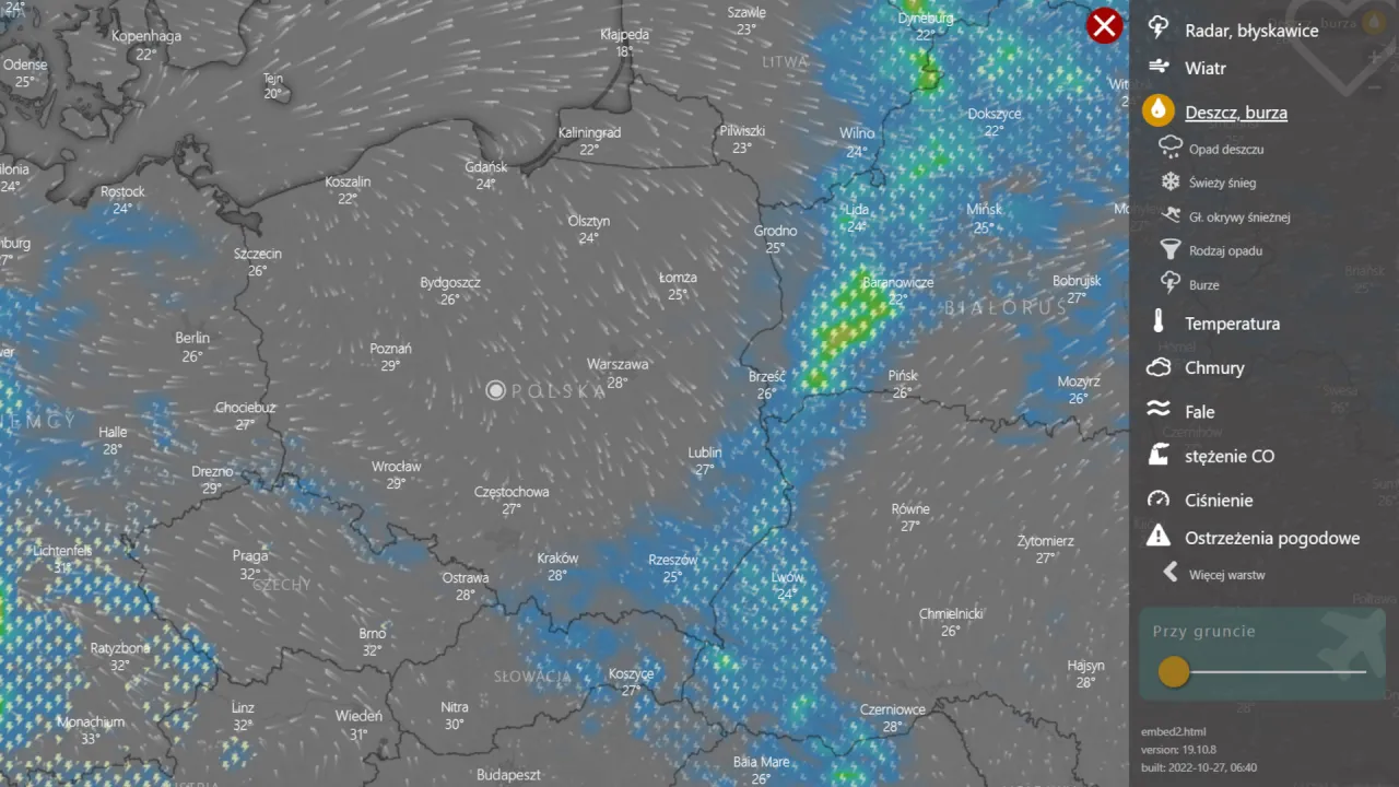 aplikacje prognoza pogody Karwia