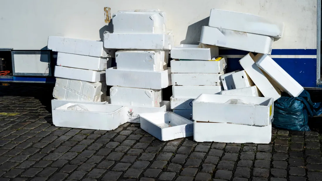 PSZOK styropian budowlany kontener odpady remontowe