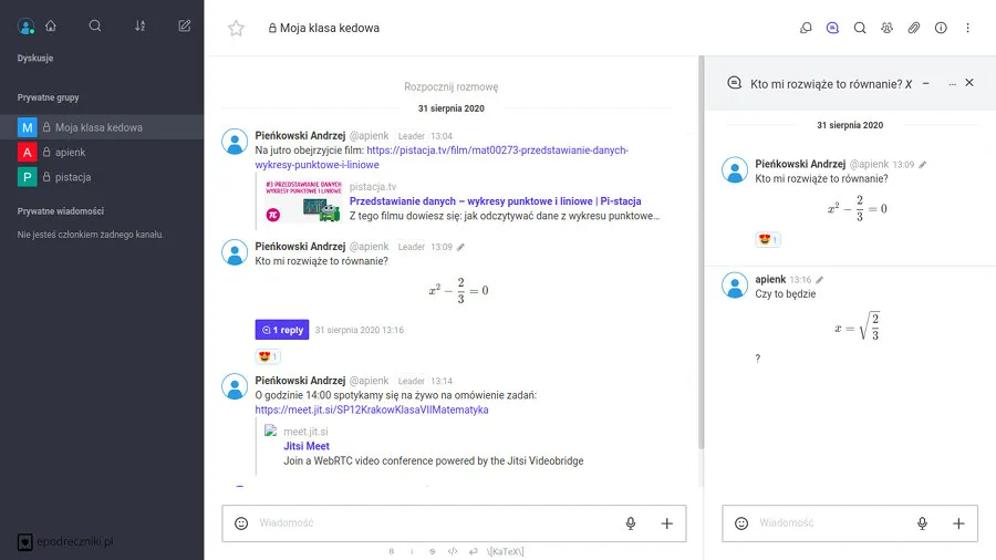 Narzędzia do nauczania hybrydowego platformy wideokonferencje