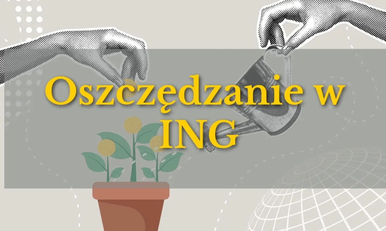 Oszczędzanie w ING: ręka sypie monety na roślinę, a druga podlewa. Sprawdź jakie oprocentowanie lokat ING.