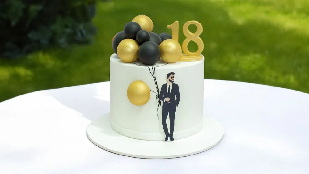 18 urodziny zabawa tort prezent