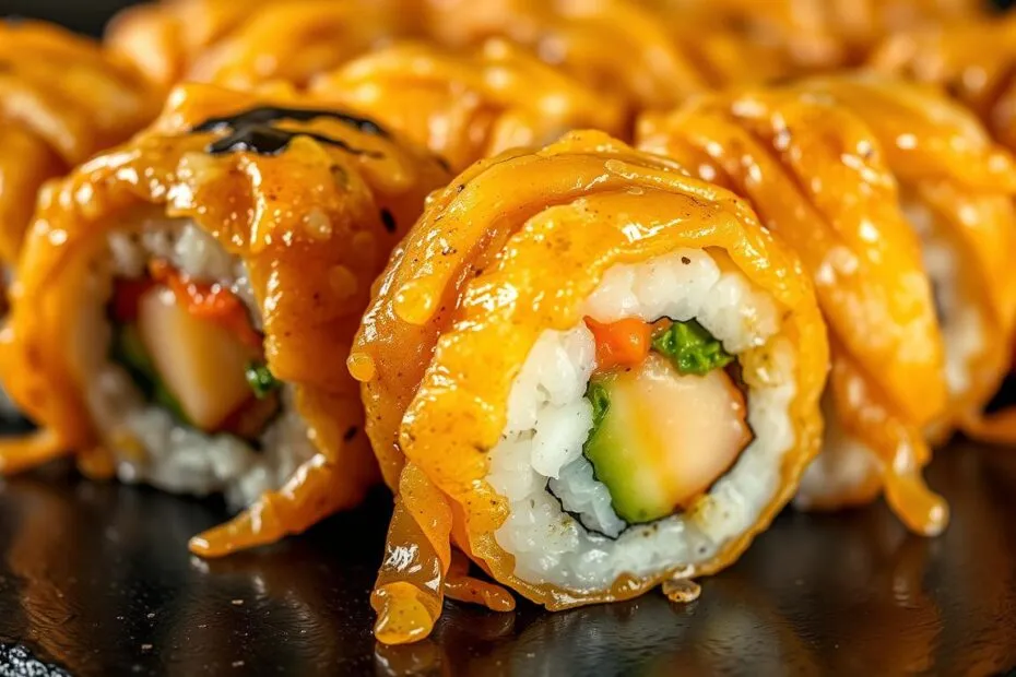 Por&oacute;wnanie sushi w tempurze i tradycyjnego sushi