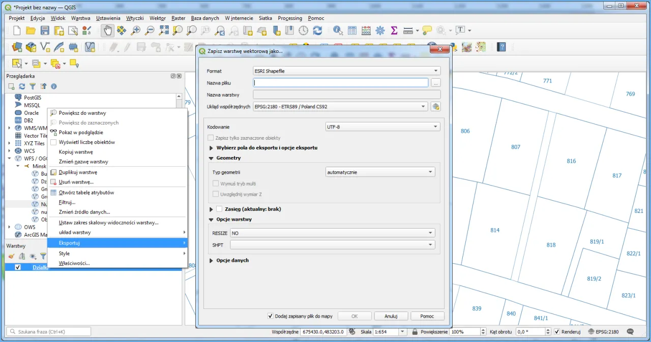 starosta prezydent miasta ewidencja gruntów budynków