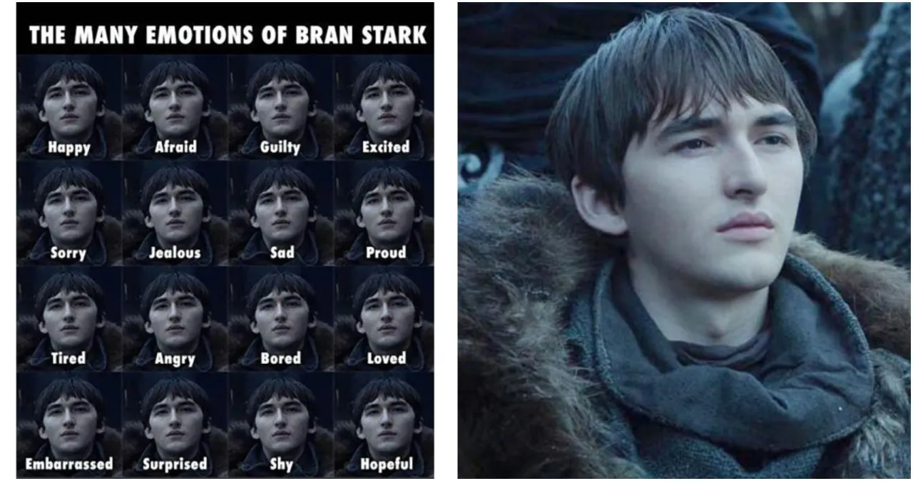 mem bran stark puste spojrzenie