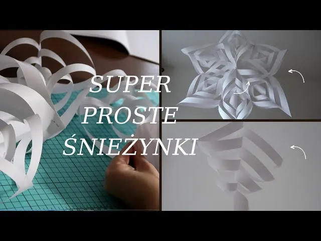 korona śnieżynki DIY prosta