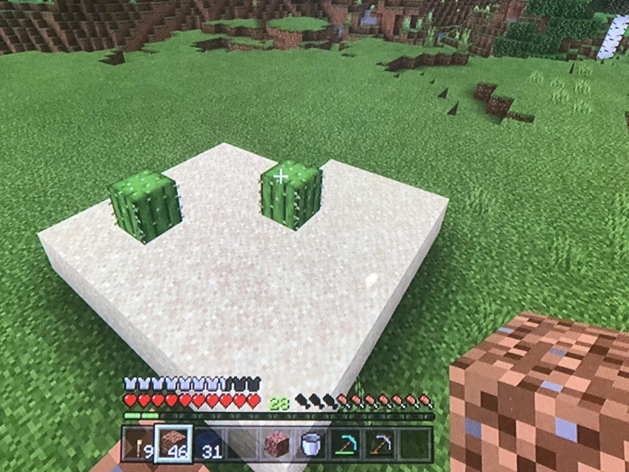 Minecraft crafting zielony barwnik kaktus piec