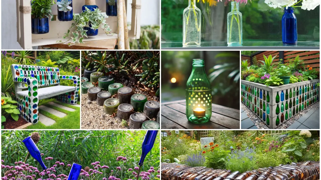 Kreatywne pomysły na wykorzystanie butelek szklanych jako dekoracji