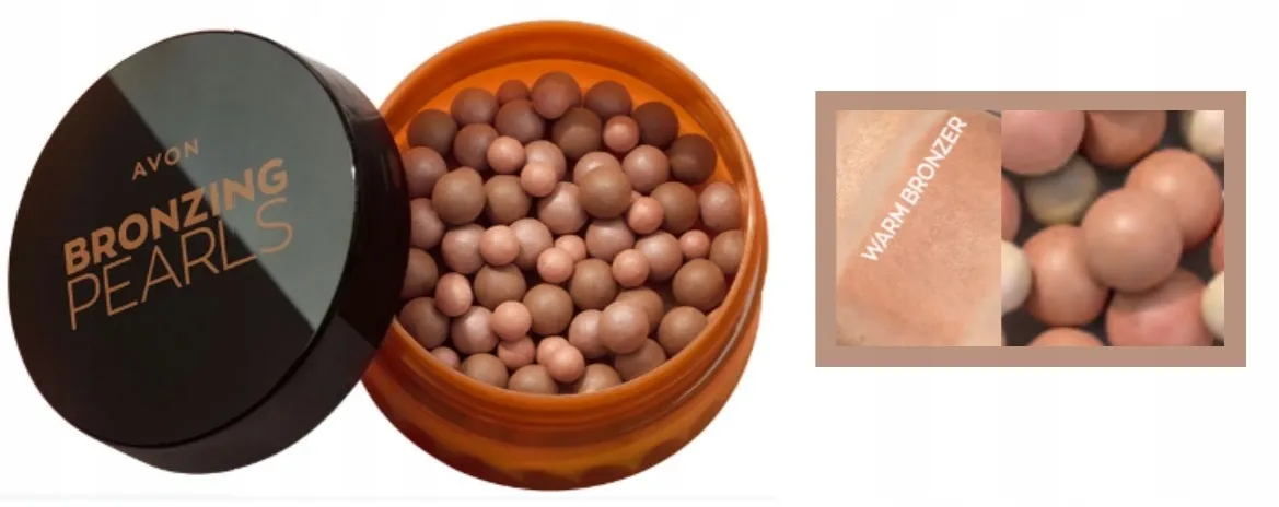 kulki rozświetlające avon opakowanie i produkt