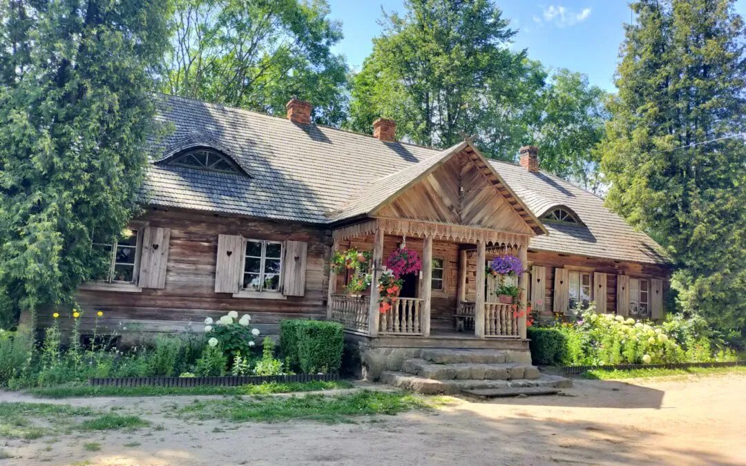 Skansen Kurpiowski Nowogród widok ogólny