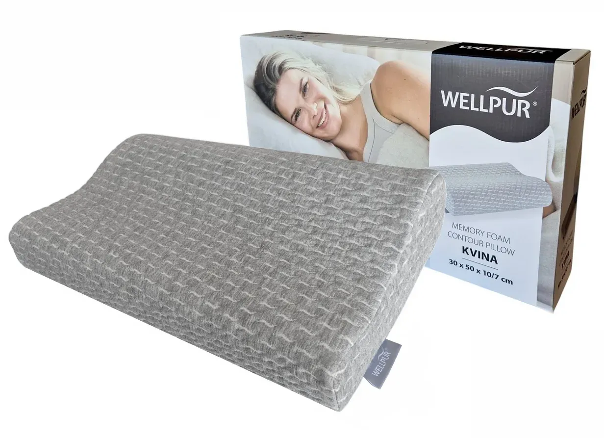 poduszka ortopedyczna Wellpur por&oacute;wnanie zwykła poduszka