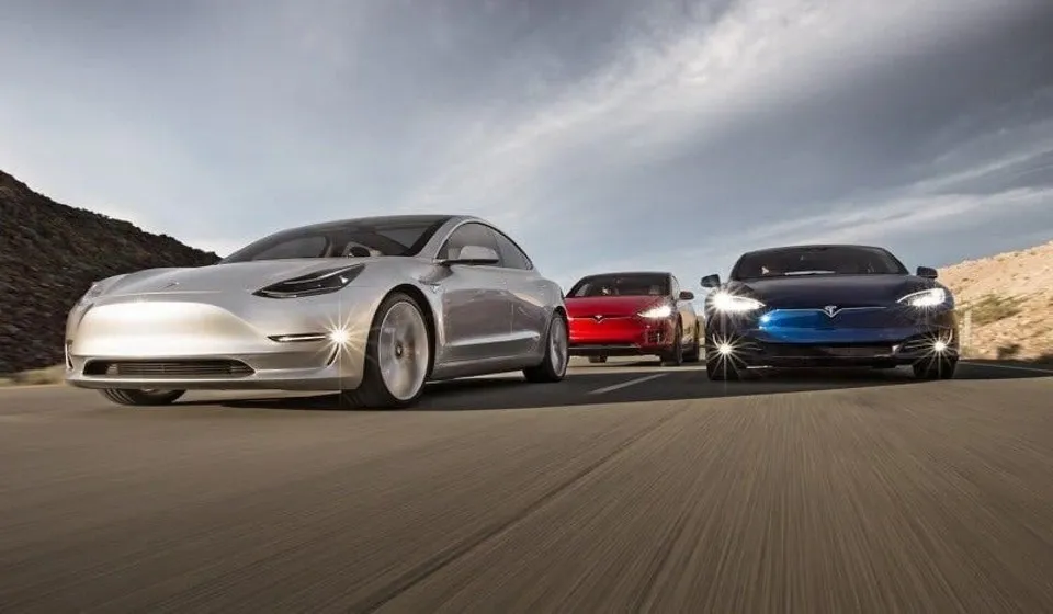 Tesla Model 3 Model Y Model S Model X porównanie zasięgu