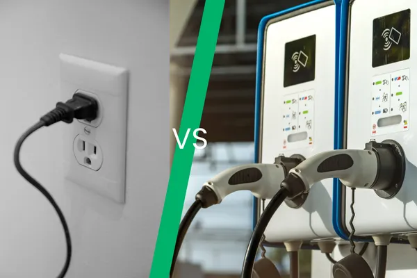 ładowanie samochodu elektrycznego w domu wallbox gniazdko