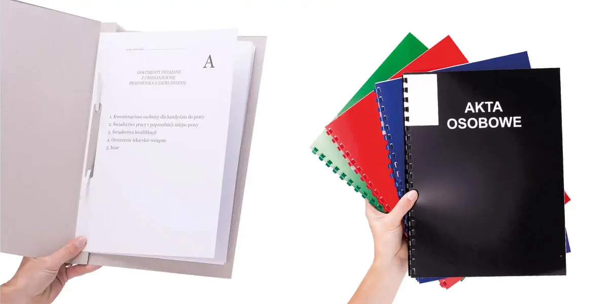 dokumentacja pracownicza teczka dowody w sądzie pracy