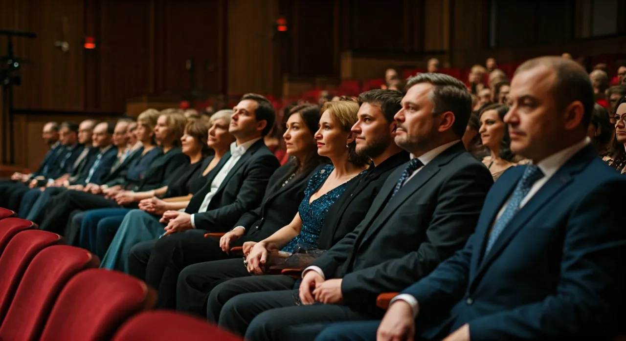 Elegancki str&oacute;j smart casual na koncercie muzyki klasycznej