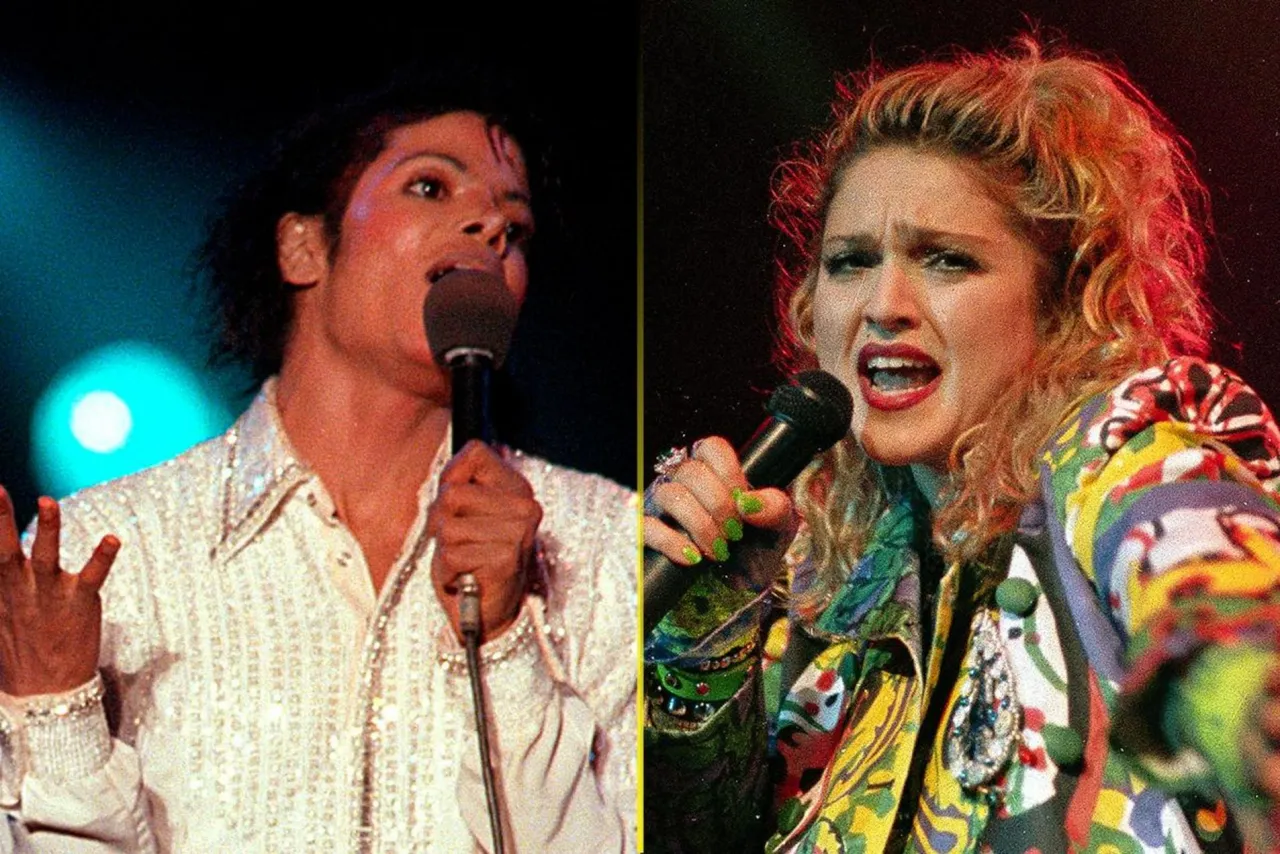 ikony popu lat 80. Michael Jackson Madonna